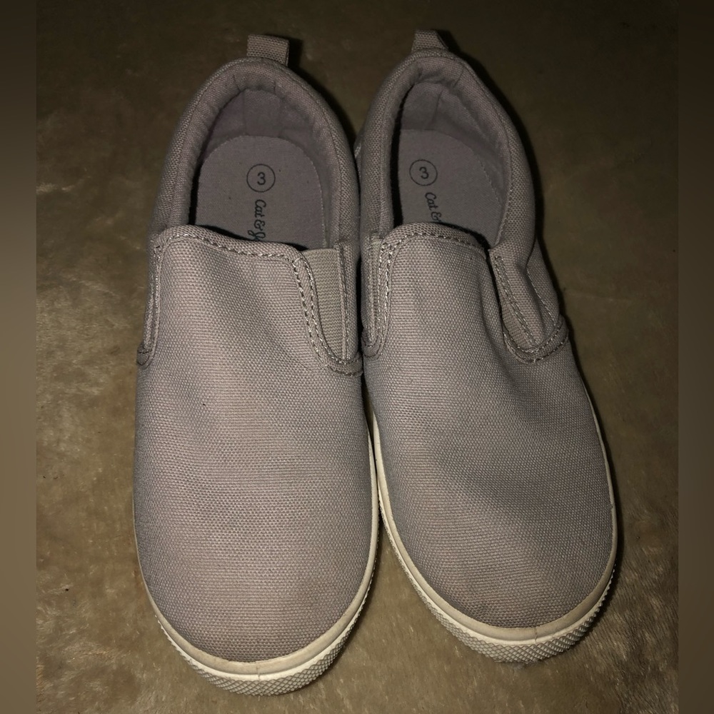 Cat & Jacks Boys Slip On Sneakers Size 3